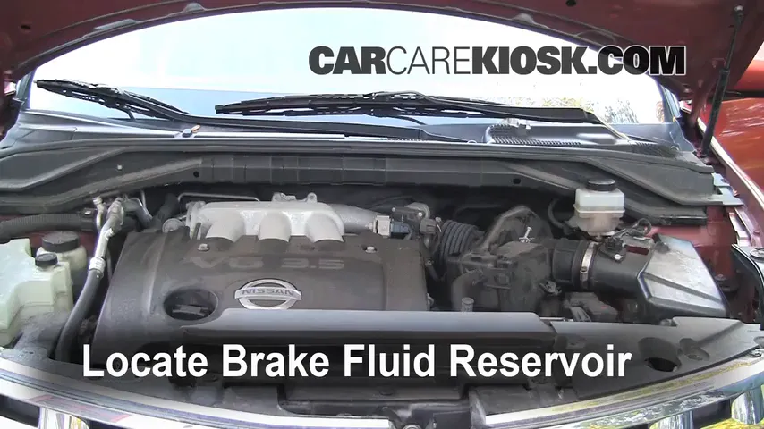 2004 Nissan Murano SL 3.5L V6 Brake Fluid